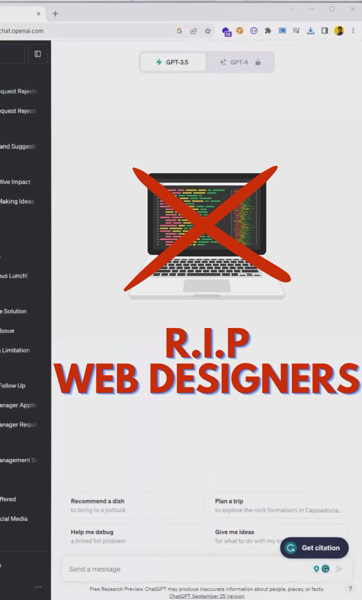 RIP website developers!

Now you can build an entire website within minutes.

Here's how you can do it:

[🔖Bookmark for later]
