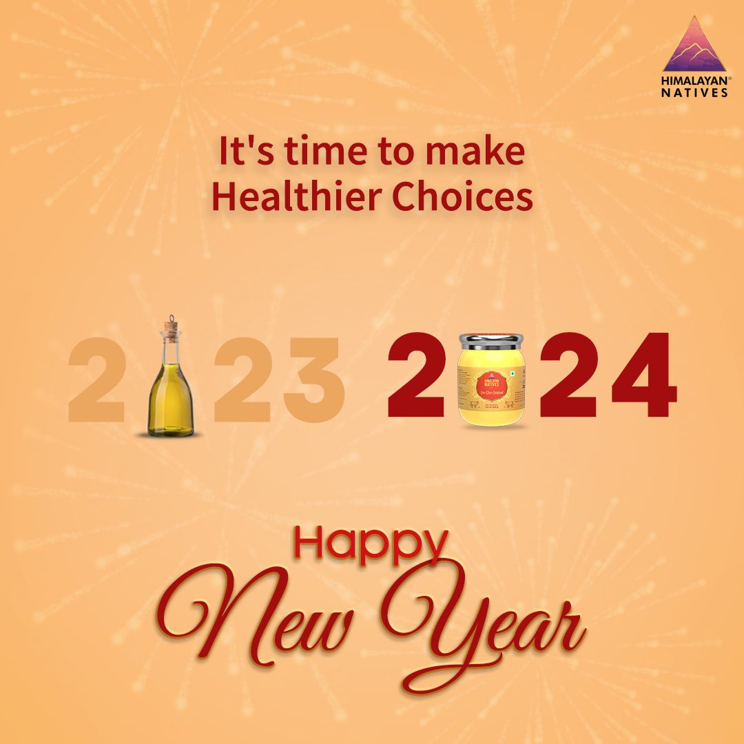 Cheers to a healthier New Year! 🌟 

Swap out processed &amp; adulterated good with #HimalayanNatives Natural Goodness. 🙌🏻
Let's make 2024 a year of nourishing choices! 🌿 

Happy New Year Natives. 🥳

#NewYearNewChoices #HealthierYou #NewYearGoals #NewYear2024 #Healthyswitch