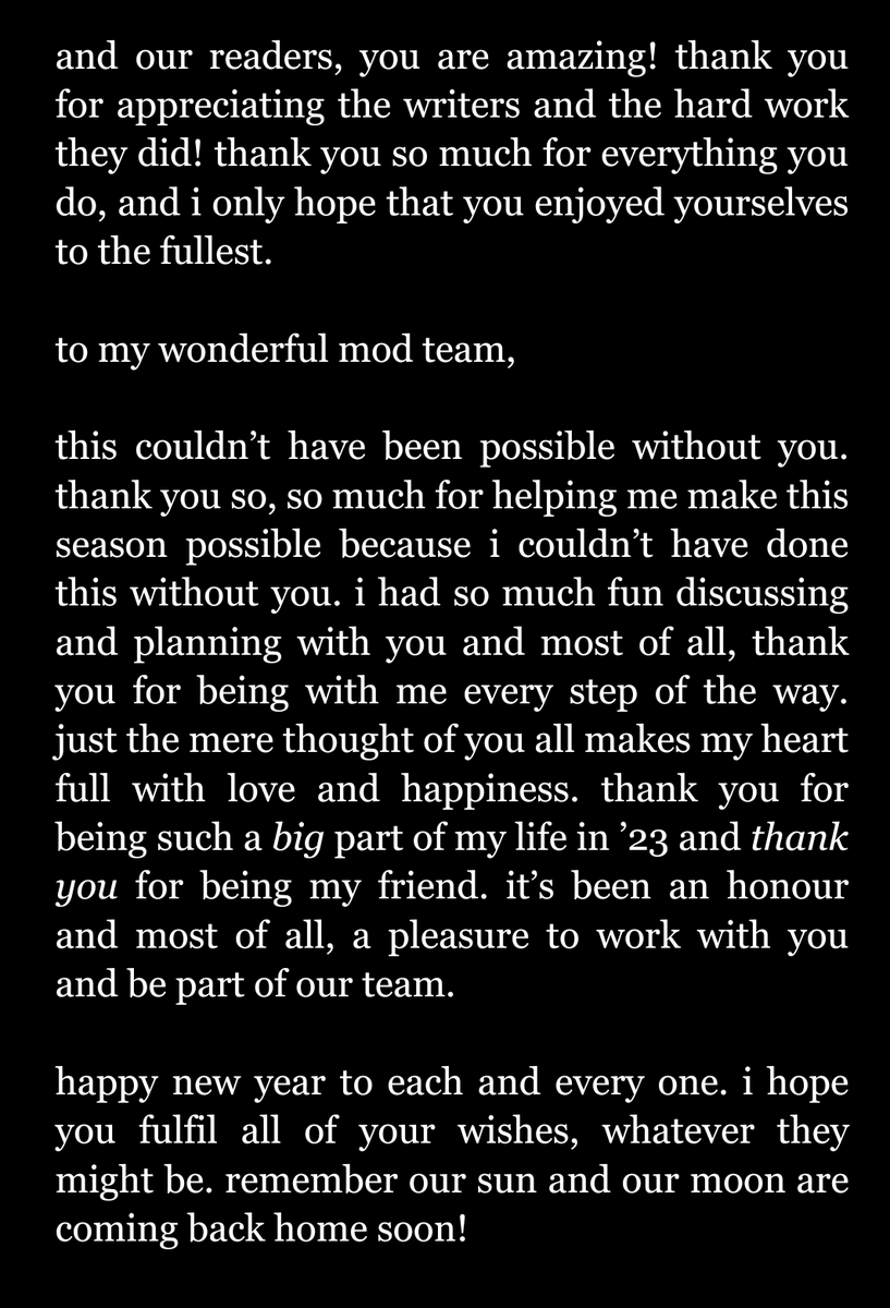 namkoofest's tweet photo. happy new year and best of wishes from the head mod of namkook fest. we assure you this not the end!
- 🦋 (@blushtannie) https://t.co/hgSP2voExh