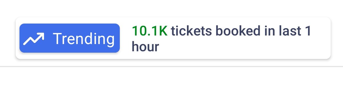 DBossTrends's tweet photo. Kaatera Breaking His Own Records 🔥🔥🔥

Hit an All Time Record in This Year's Release in Karnataka with 10K Tickets Booked in an Hour on Book My Show 💥💥💥

ALL TIME BLOCKBUSTER 🕺😎🔥
#KaateraBORampage

#BlockbusterKaatera 
#DBoss #Kaatera @dasadarshan https://t.co/mRw2ZcxaJ8