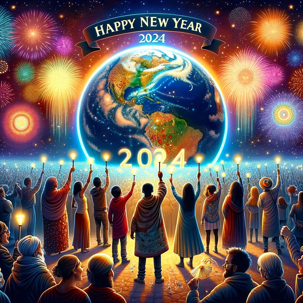 USAmbNAFO's tweet photo. Happy New Year! 🌟 As we step into 2024, let's renew our commitment to global cooperation, democracy, and peace. Here's to a year of strength, resilience, and progress, standing united with our allies. #NewYear2024 #GlobalUnity #StrengthInAlliance 🇺🇸🌍✨ https://t.co/SVEX9NPtKs