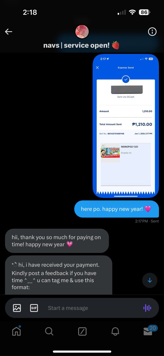 jeongh444n's tweet photo. thank u so much for lending me, @navs_payo! very quick magrespond + smooth transaction 💯
#tynavs x #appreciatednavs🥤 https://t.co/ryj6T5HTou