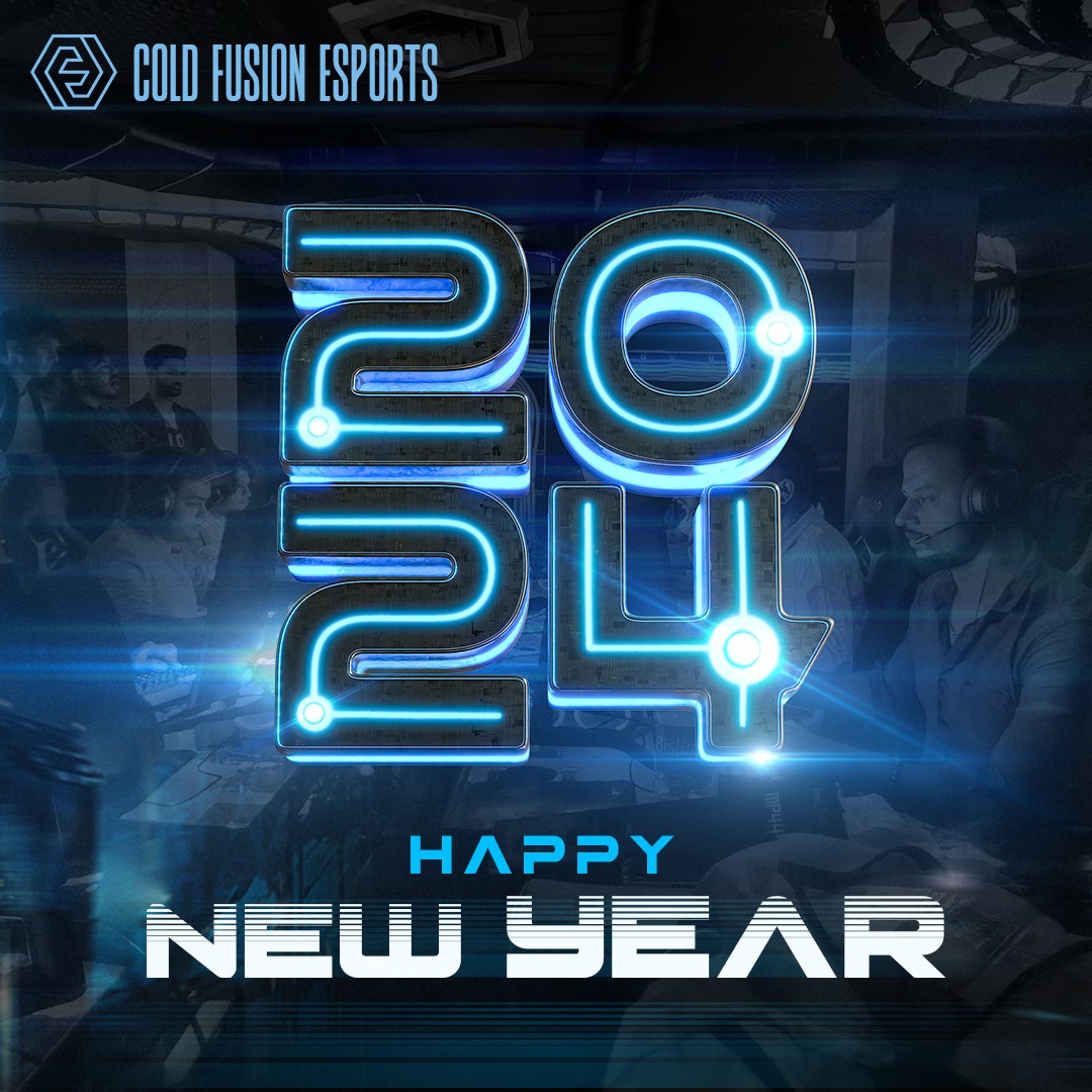 ColdFusionEsp's tweet image. Cheers to a smashing New Year from Cold Fusion Esports! We are really looking forward to all the epic moments, intense matches, and incredible plays throughout the upcoming year.Let's make it a year to remember! 
#HappyNewYear #GameOn2023 #EsportsFamily #CheersToVictories