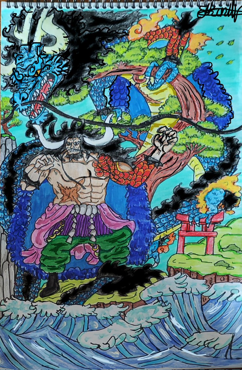 Elkin20170319's tweet image. Feliz año gente, un dibujito de los grandes #ONEPIECE #HappyNewYear