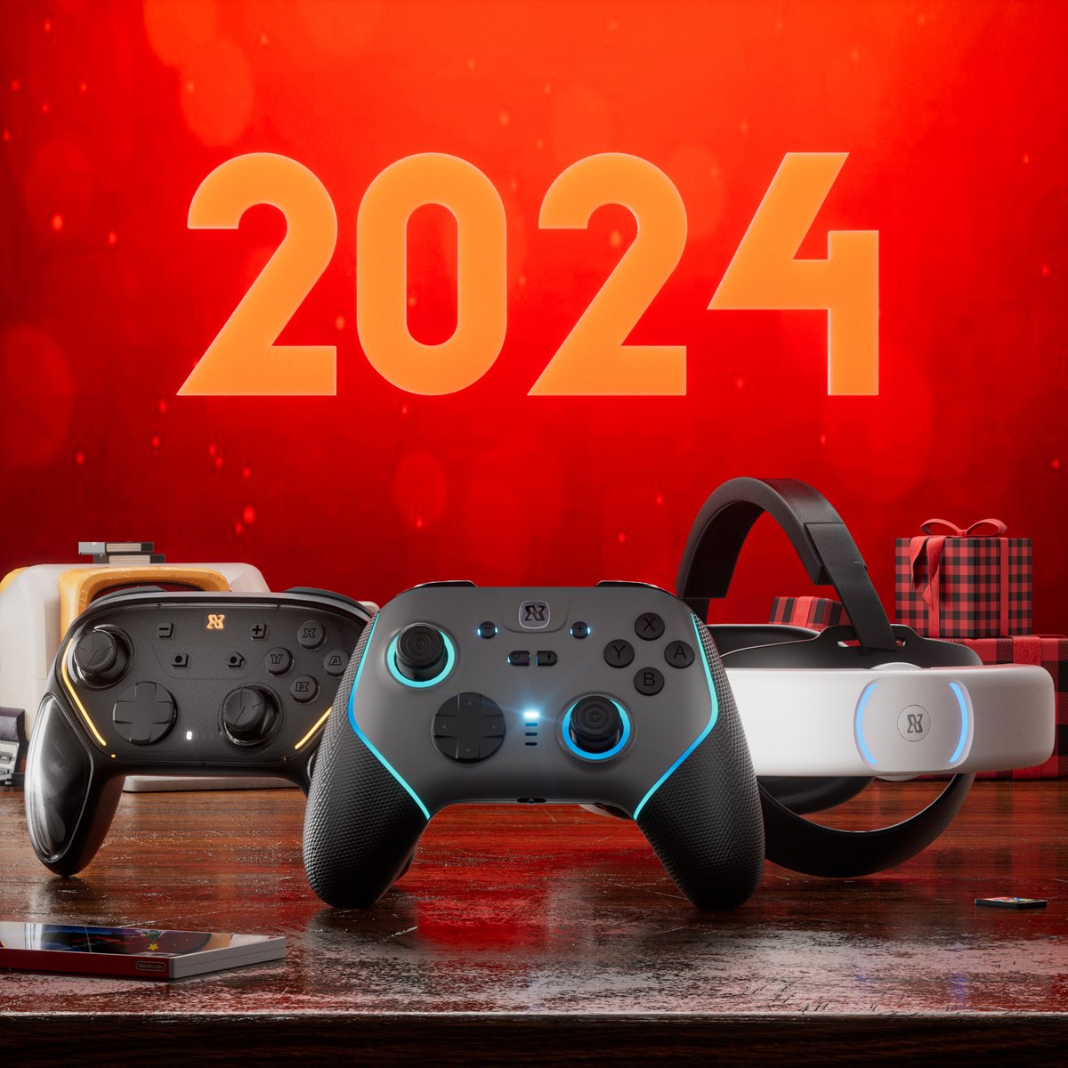 ㊗ Happy New Year from BINBOK!  Happy New Year from BINBOK! 
🎉 Let's make it a year of dreams fulfilled and laughter shared.🎇❄
#HappyNewYear #BINBOK #newyear #gaming #nintendo #game #nintendoswitch #Controller