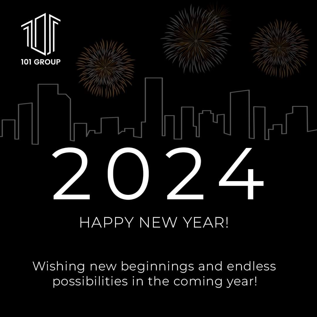 101groupPak's tweet photo. 101 group wishes you a fresh start, new dreams, and endless possibilities. May the upcoming year be filled with joy, success, and unforgettable moments. Happy New Year! 

#HappyNewYear #2024 #GatewayToExcellence #101Group https://t.co/D9xgY70z0J