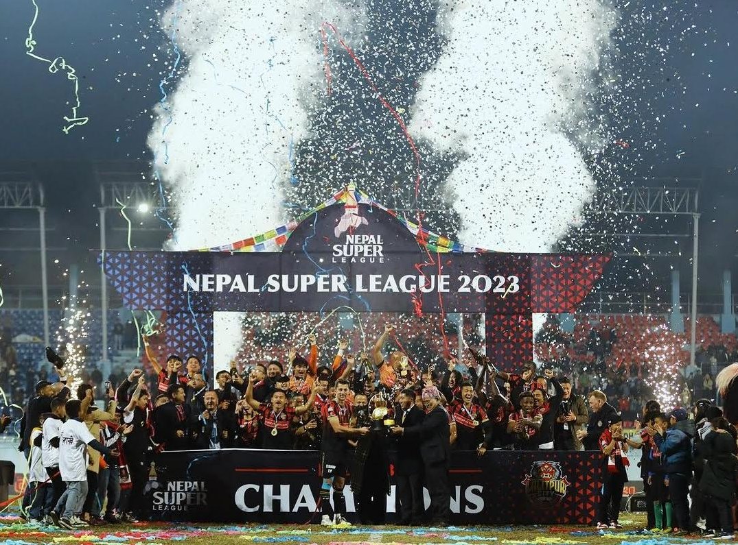 From Kolhapur to Kathmandu 🏆🌟

Former Mohun Bagan A.C. and NEUFC winger Nikhil Kadam has bagged his first-ever career trophy after helping <a href="/LalitpurCtyFC/">LALITPUR CITY FC 👹</a> win the Nepal Super League yesterday!

Also, Fallou Diagne who played for Chennaiyin last season, finished as the runner-up.