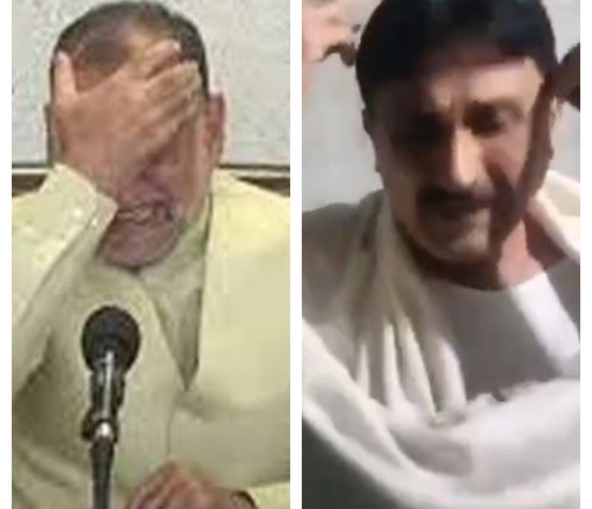 OfficialShehr's tweet photo. ریاست کے ہاتھوں مجبور دو شوہر ۔۔دو باپ ۔۔۔بے بسی کی دو تصویریں ۔۔۔ ان کا ذمہ دار کون ہے ؟؟
#عورتوں_کو_عزت_دو
#سال_نیا_امید_صرف_کپتان https://t.co/31s8FJK1Ps