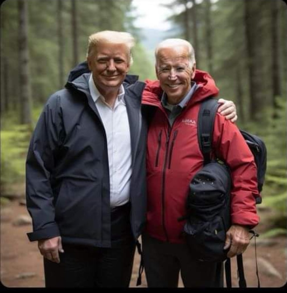 These two on the Appalachian Trail together.  If they can get along we all can.  #HappyNewYear
