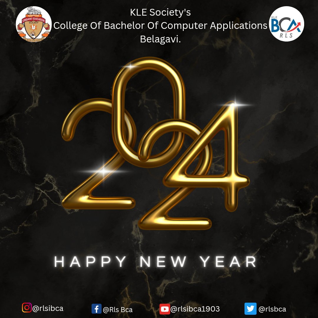 Wish you a happy and prosperous new year 2024!

#newyear #newyear2024 #rlsbca #rlsibca #bestcollege #bestacademics #industryorientedcurriculum #topplacements