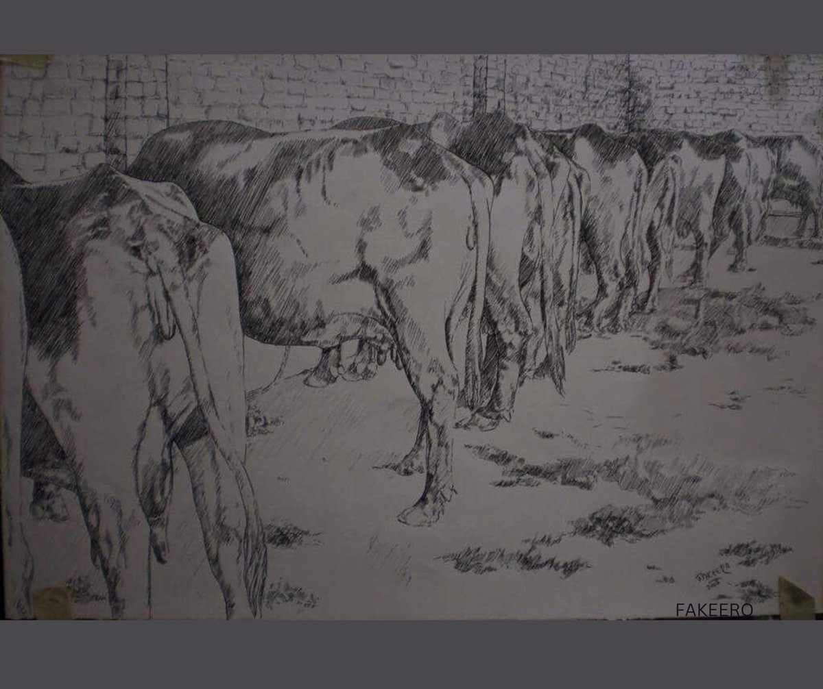 FKaantheso's tweet photo. Ink pen  drawing on paper https://t.co/6uHQs8TthI