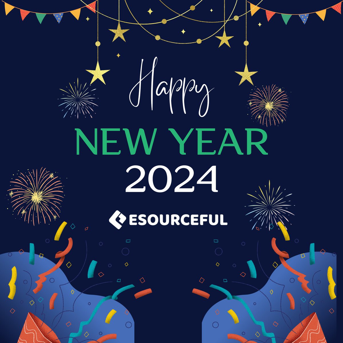 Hello 2024! We're celebrating the start of a new year and new possibilities. Wishing all our Twitter people an amazing 2024! 

#HappyNewYear #esourceful #happynewyear #happynewyears2024 #NewOpportunity
