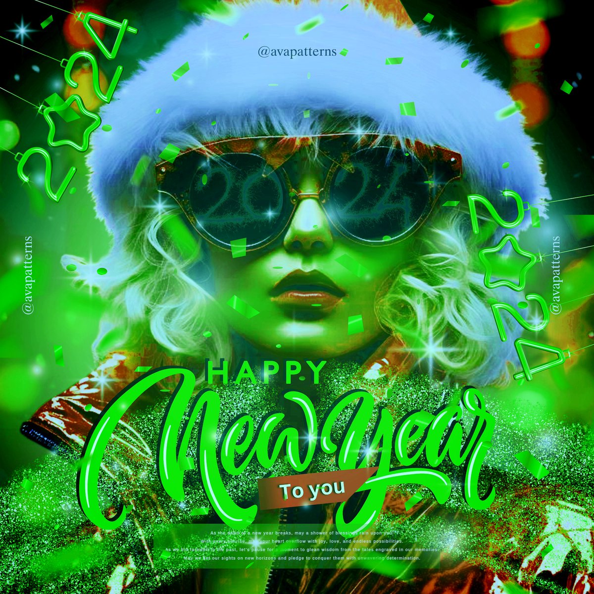 ava_patterns's tweet image. Happy New Year to you ❤️
Welcome to another 365 days of another lifetime that you have never experienced before.
Yeah, it's 1/1/24 and you made it here once again🔥
It's the Designer, Ava Patterns reporting Alive and well
Over‼️
