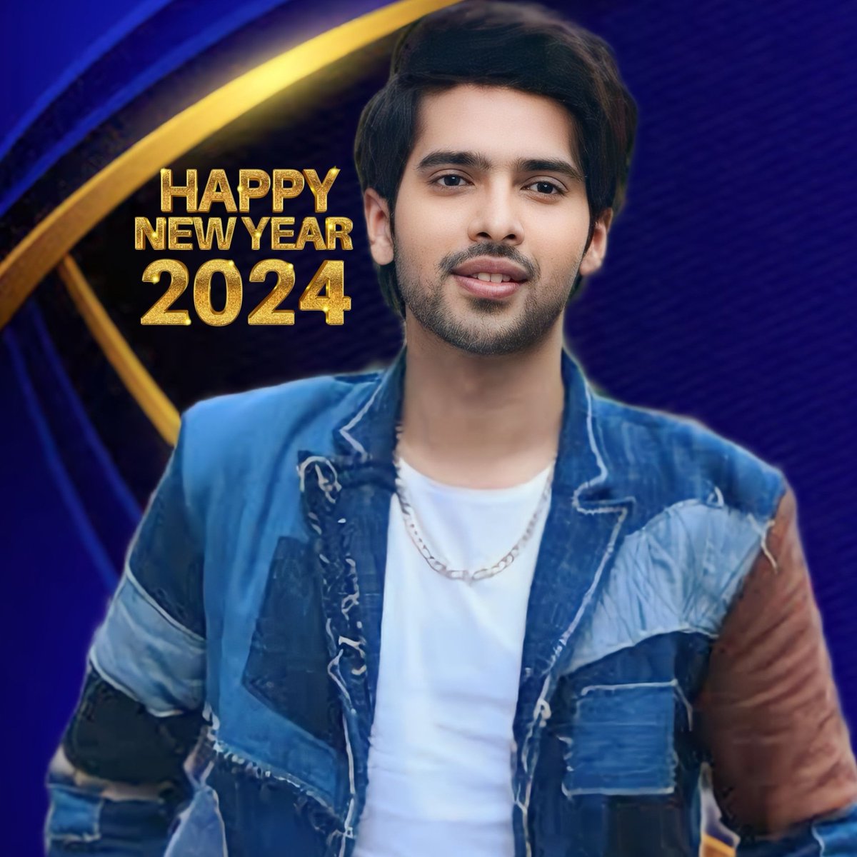 Wishing You All Prosperous Happy New Year 2024 ✨️💙
  Forget about the last year pains, Let's Hope this year should be great year ahead..
Start up with a new theme on you✨️
  #ArmaanMalik #ArmaanMyLove
#ArmaanForever #Welcome2024
#HappyNewYear2024