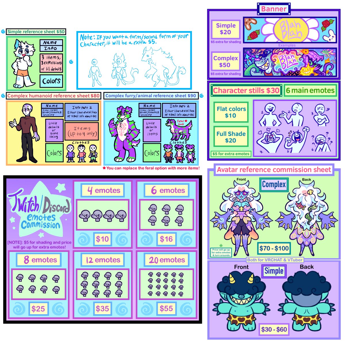CosmicFunk69's tweet image. 🌻Yo I’m Spencer, your local silly billy artist that draws nonstop lol, I draw fanart of fandoms I’m in and sometimes my oc’s as well.🍄
🌈 Also if you’re curious then check out my commission ! ☀️
Direct message me if you’re interested ^o^