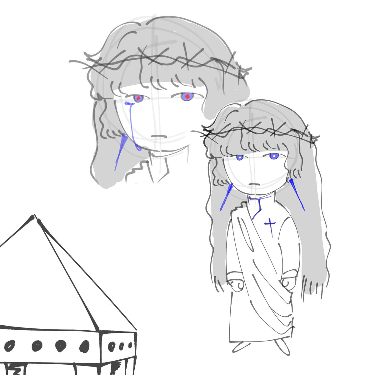 TangNstr's tweet image. Immanuel fanart here because I don't have the balls to post it on instagram.

character owned by: @ichi_oneone  @Obscure_1O2sW