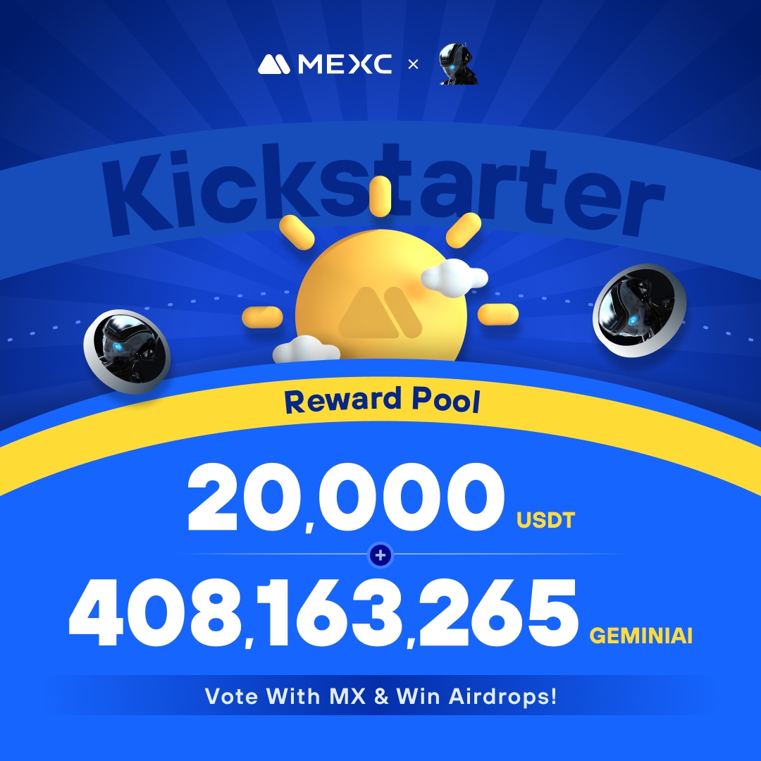 .<a href="/GeminiTAII/">GEminiAi</a>, a project with the goal of combining AI with tokens to provide more accurate, efficient and intelligent digital asset services, is coming to #MEXCKickstarter 🚀 

🗳Vote with $MX to share massive airdrops 
📈 #GEMINIAI/USDT Estimated Trading: 2024-01-02 09:00 (UTC)