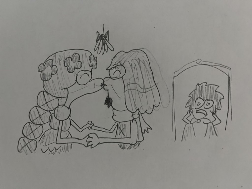 Standrew730's tweet photo. FIRST Wallicia drawing of the year! Plus an extra Ivy for y’all ^^ Happy New Year!!
#Wallicia #Amphibia https://t.co/5oCRkyoa5I