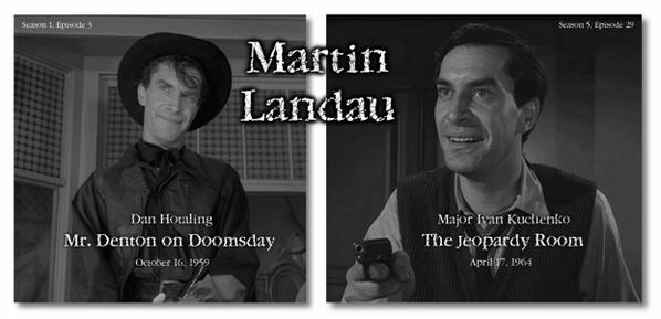 TheNightGallery's tweet photo. “Mr. Denton on Doomsday” was the first Twilight Zone episode to air as a repeat, on June 24, 1960.

It was Martin Landau's first TZ. He later played a Soviet defector in Season 5's "The Jeopardy Room," set to air on @Syfy at 12:30am, January 2. 

#TwilightZoneMarathon https://t.co/aw7TynTzgX