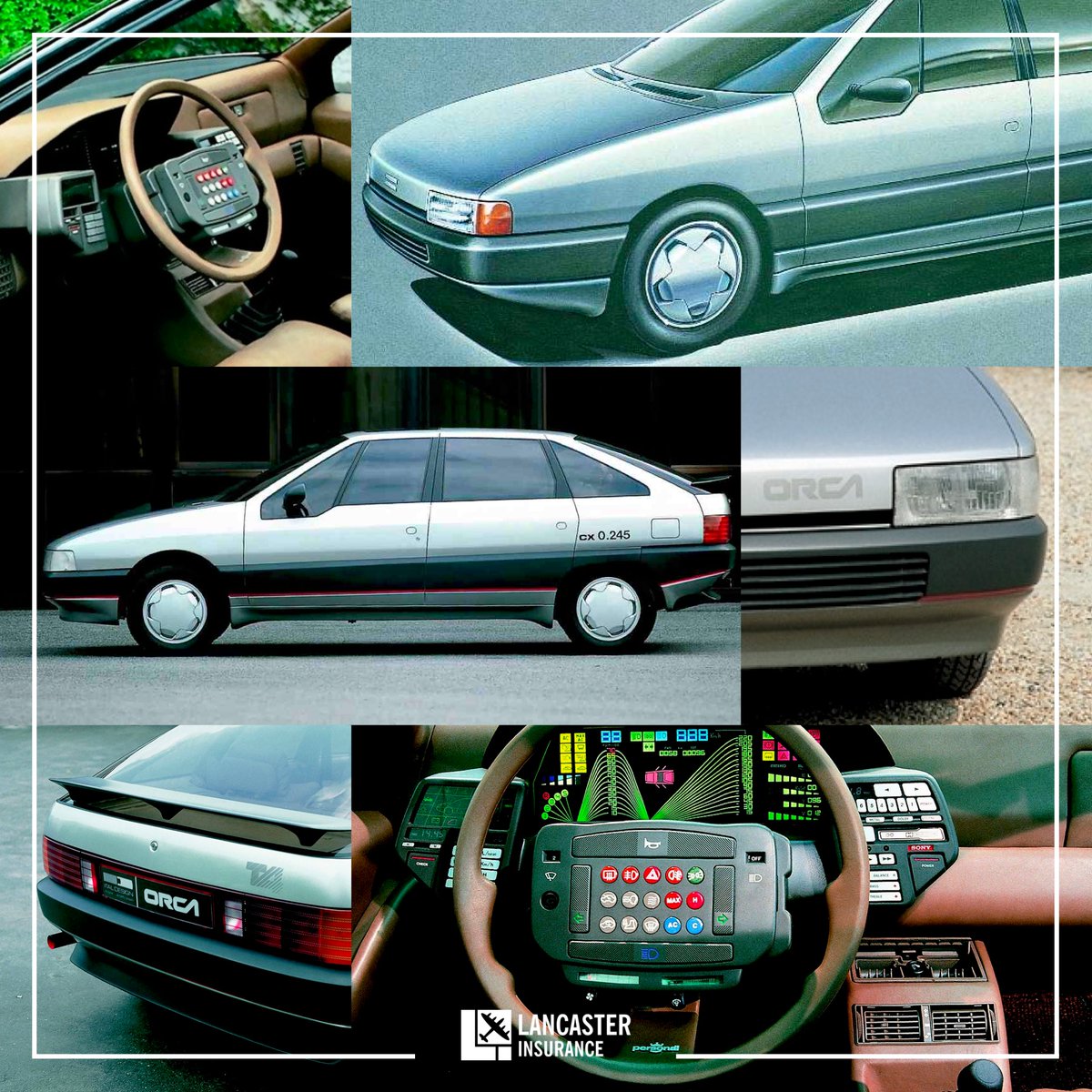 Lancaster_Ins's tweet photo. 📸 Lancia Orca concept, 1982. The styling reminds us of Citroën and Audi; could it have been a sales success? ✍️
#lancia #lanciaorca #citroenxm #audi100 https://t.co/1x19g34YrG