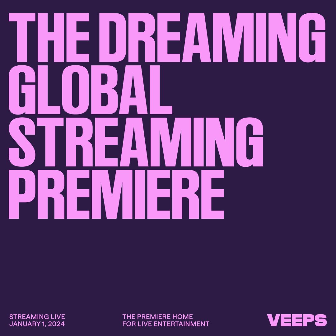 TODAY - @OfficialMonstaX: THE DREAMING, premieres globally on @VEEPS! Get Access now to join the exclusive global streaming event and celebrate the new year in style.

#몬스타엑스 #MONSTAX #MONSTA_X
#THEDREAMING #ONEDAY
#MONSTAXINCINEMAS
#MONSTAXMOVIE