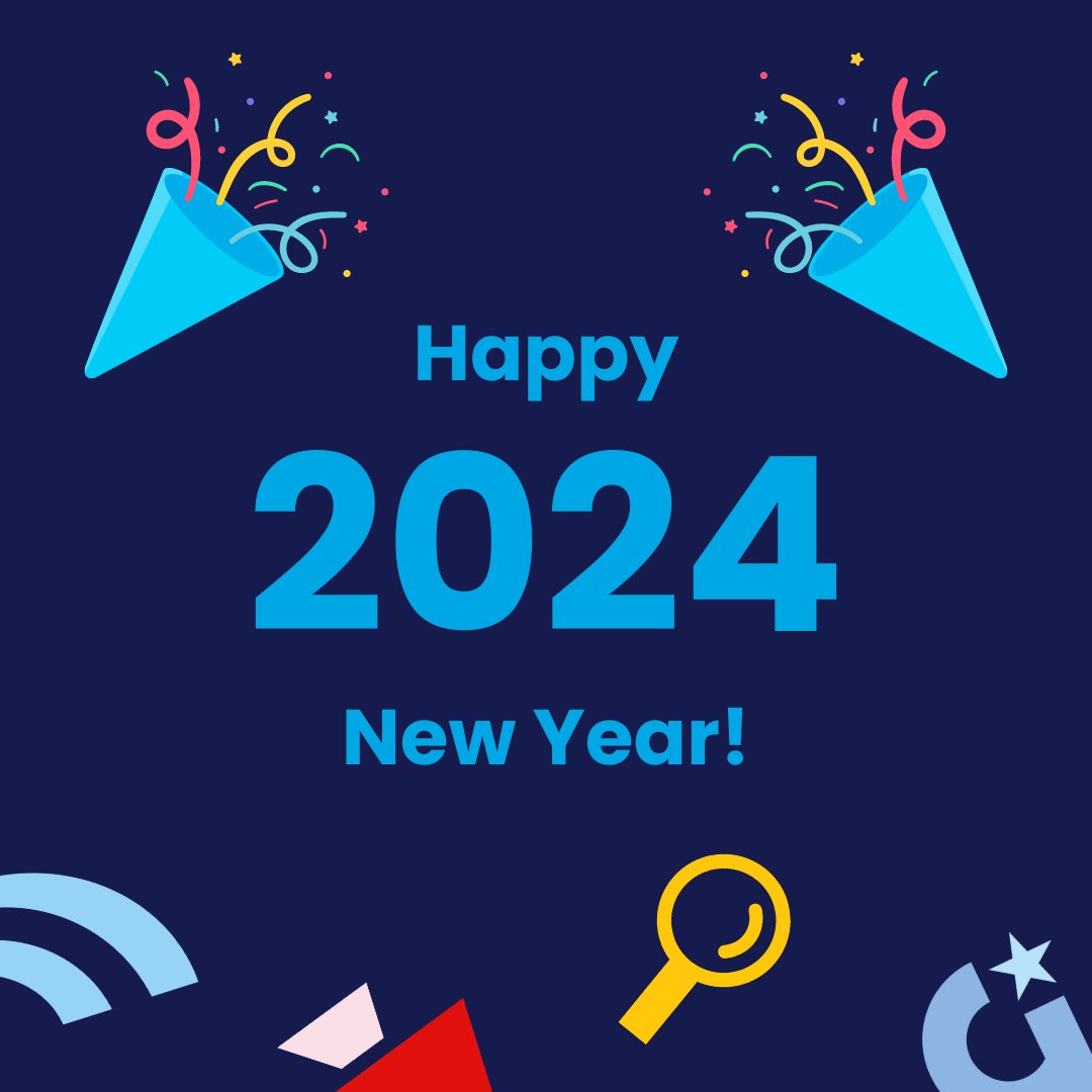Wishing you all a very Happy New Year! Here's to a fantastic 2024 🥳