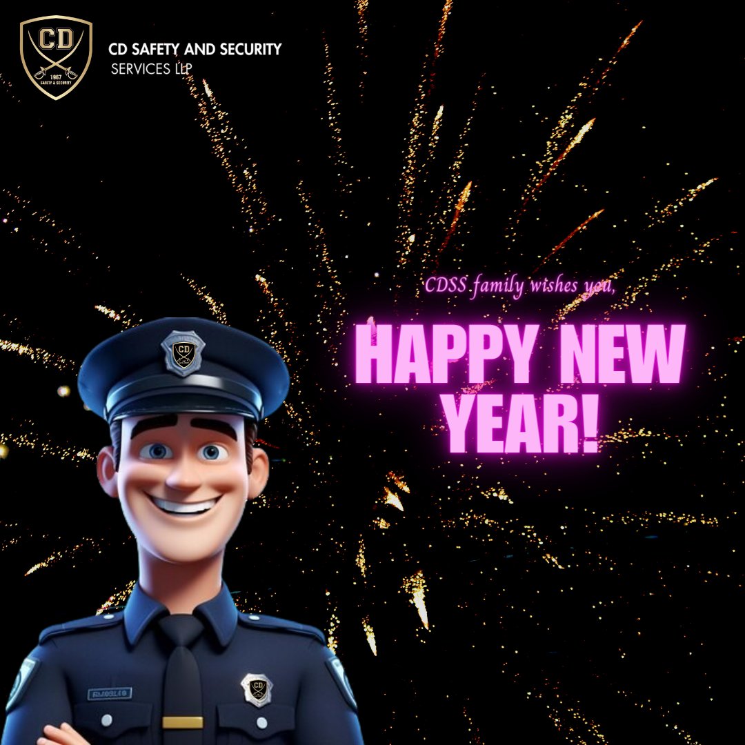 CDSSIndia's tweet photo. CD Safety and Security Services wishes you Happy New Year!

#cdss #cdsafetyandsecurity #cdsafetyandsecurityservices #happynewyear #2024 https://t.co/75ujhN3GHi