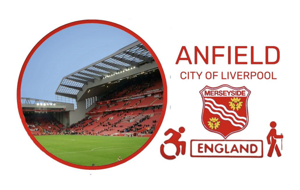 #Anfield #Stadium #Liverpool #Merseyside #England #Audio #History #VisuallyImpaired #PartiallySighted #DisabledAccess #Accessibility #Inclusion #Wellbeing #Mobility #Audio #History #HealthAndSafety #Transport

vipauk.org/enter/foot/pre…