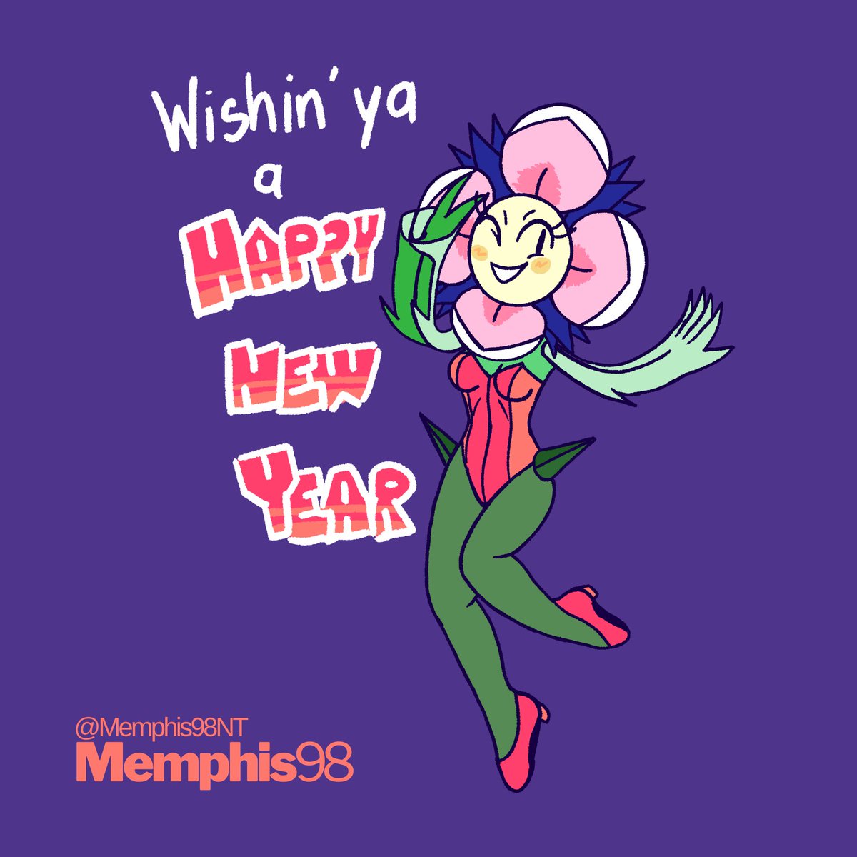 Memphis98NT's tweet photo. Here's to a Year with way more Pepper drawings, I sure promise that at least.
#HappyNewYear #M98 #OC #PepperRose https://t.co/IO4Thzu24a