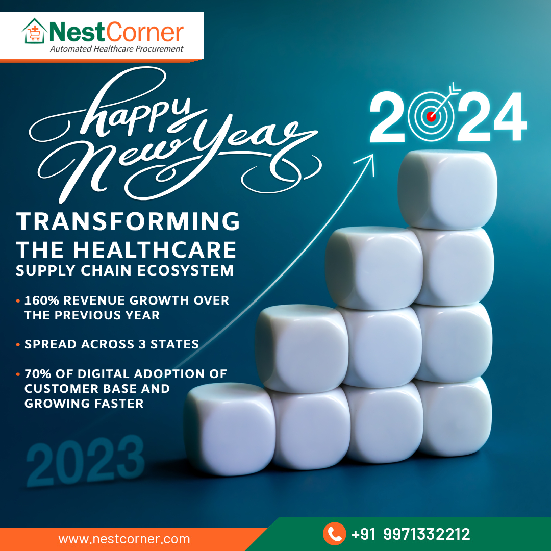 NestCornerHS's tweet photo. Team @NestCornerHS aspires to transform the healthcare supply chain and inventory management ecosystem and strives to build a better world for tomorrow through the green revolution and reduce carbon footprint.   

#HappyNewYear #HappyNewYear2024 #NewYear2024 #2024goals https://t.co/xIo44hgLAM