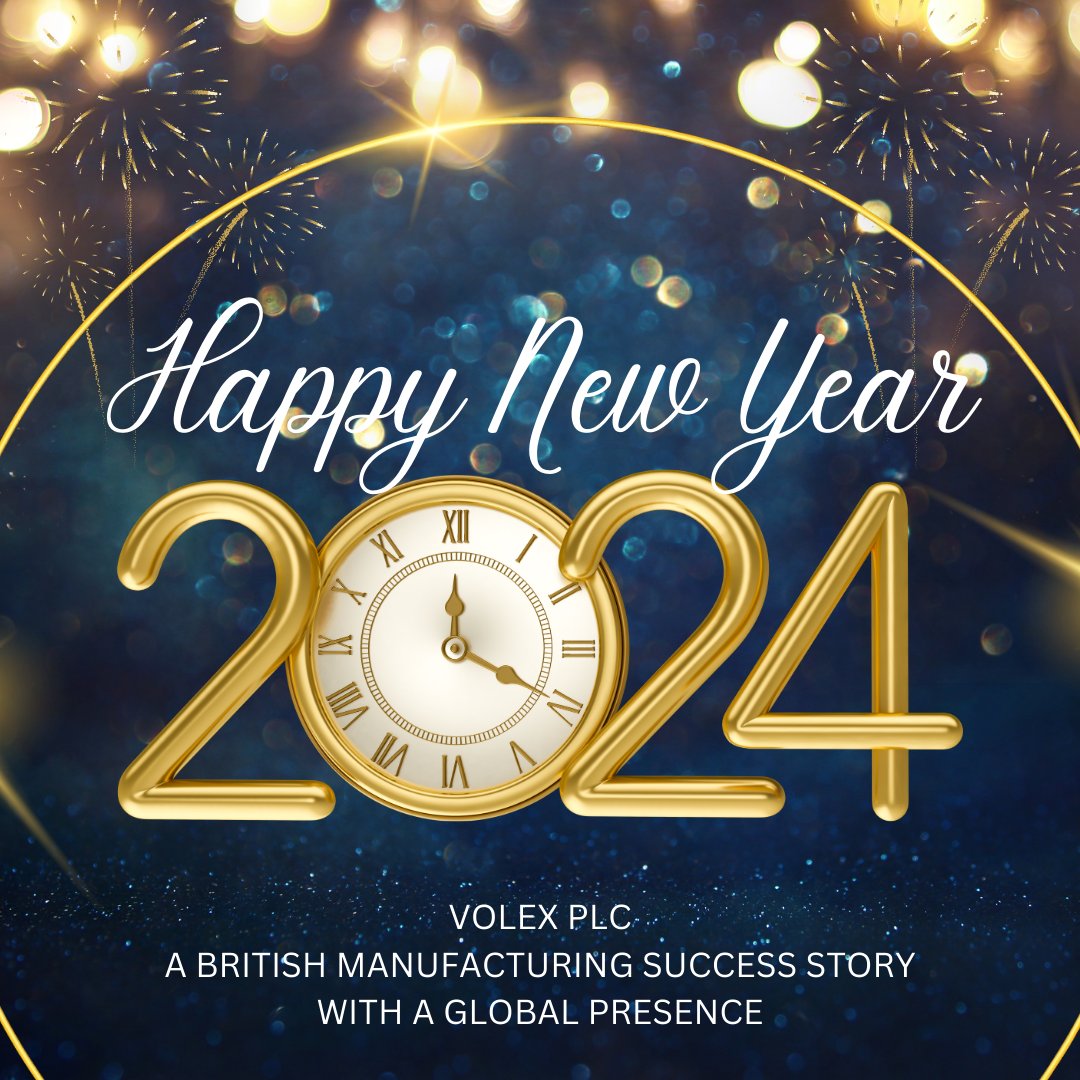 As 2024 starts, I would like to wish all of our 12,000 Volex team members across the globe, together with their families, friends and loved ones, as well as our customers, partners, suppliers and investors, a Happy, Healthy and Prosperous New Year. #VLX #UKMANUFACTURING
