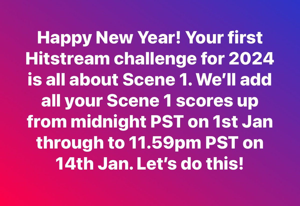 Who’s up for a new year challenge? Runs until 14th Jan. #hitstream #hitstreamvr #vrfitness #wherewillyouexercisetoday #thechallengesurroundsyou