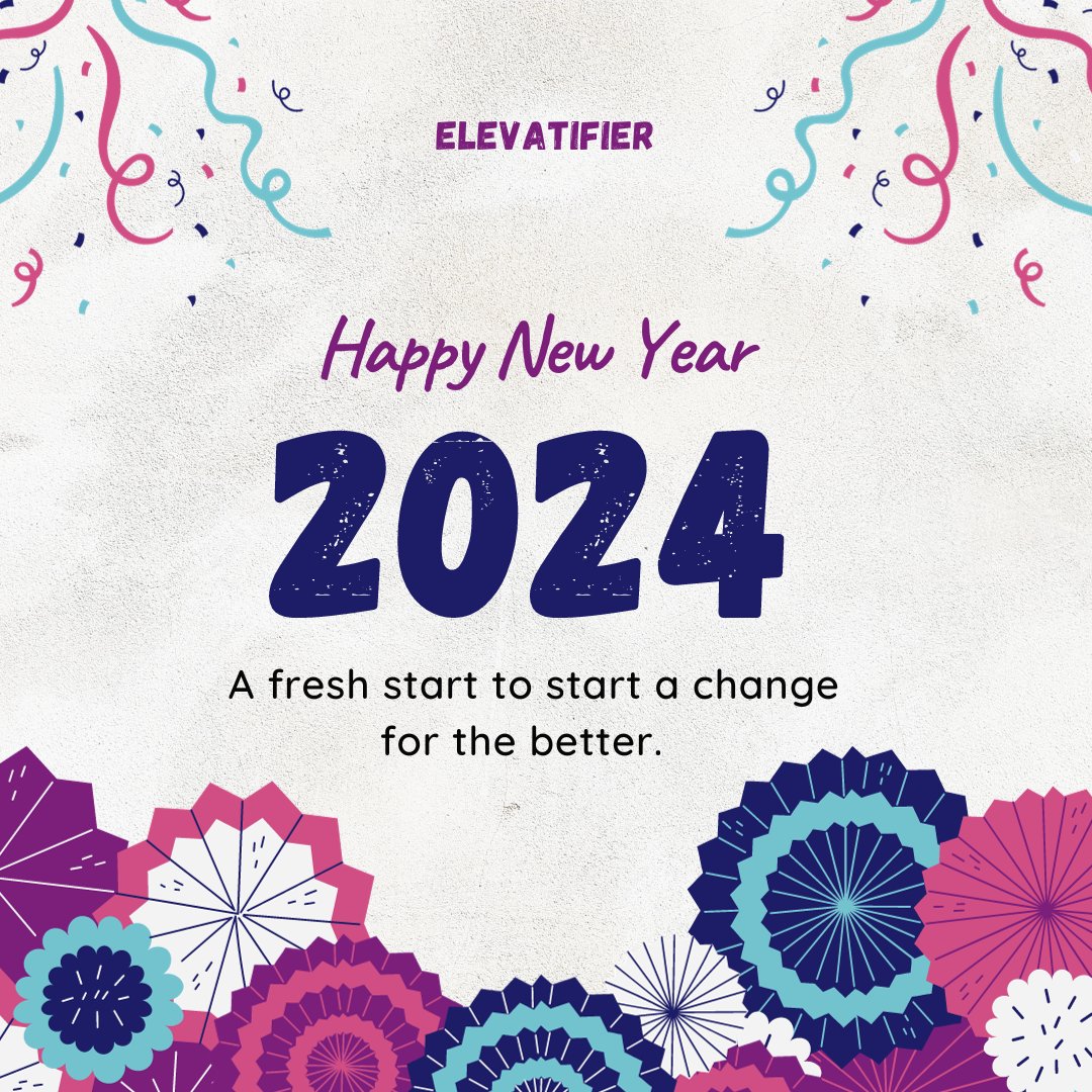 elevatifier's tweet photo. Happy new year 🎉 https://t.co/RDfaOWDa9W