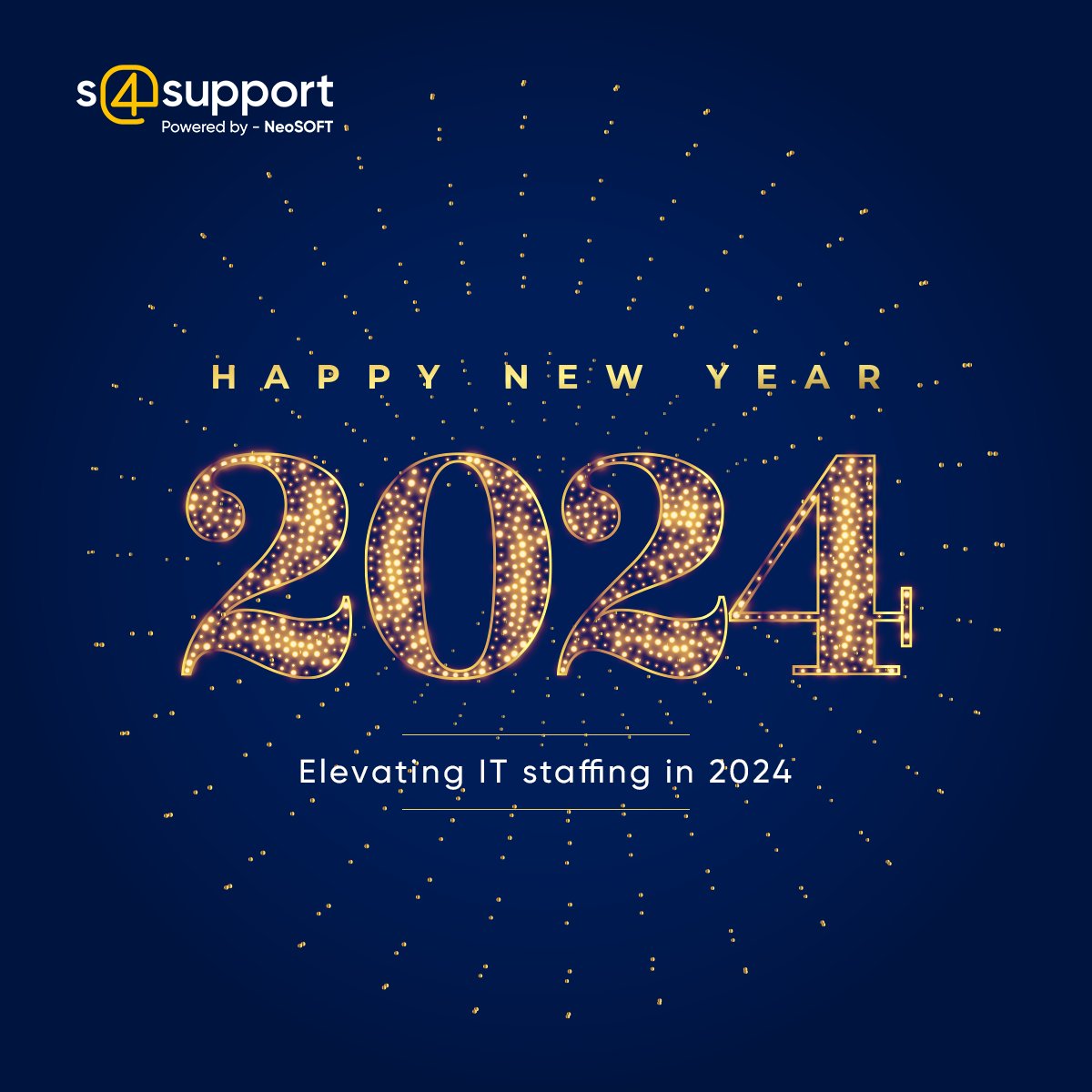 🎉✨ S4Support extends warm wishes for a year filled with success, growth, and meaningful moments. Thank you for being a part of our journey! 🥂🌈 #HappyNewYear