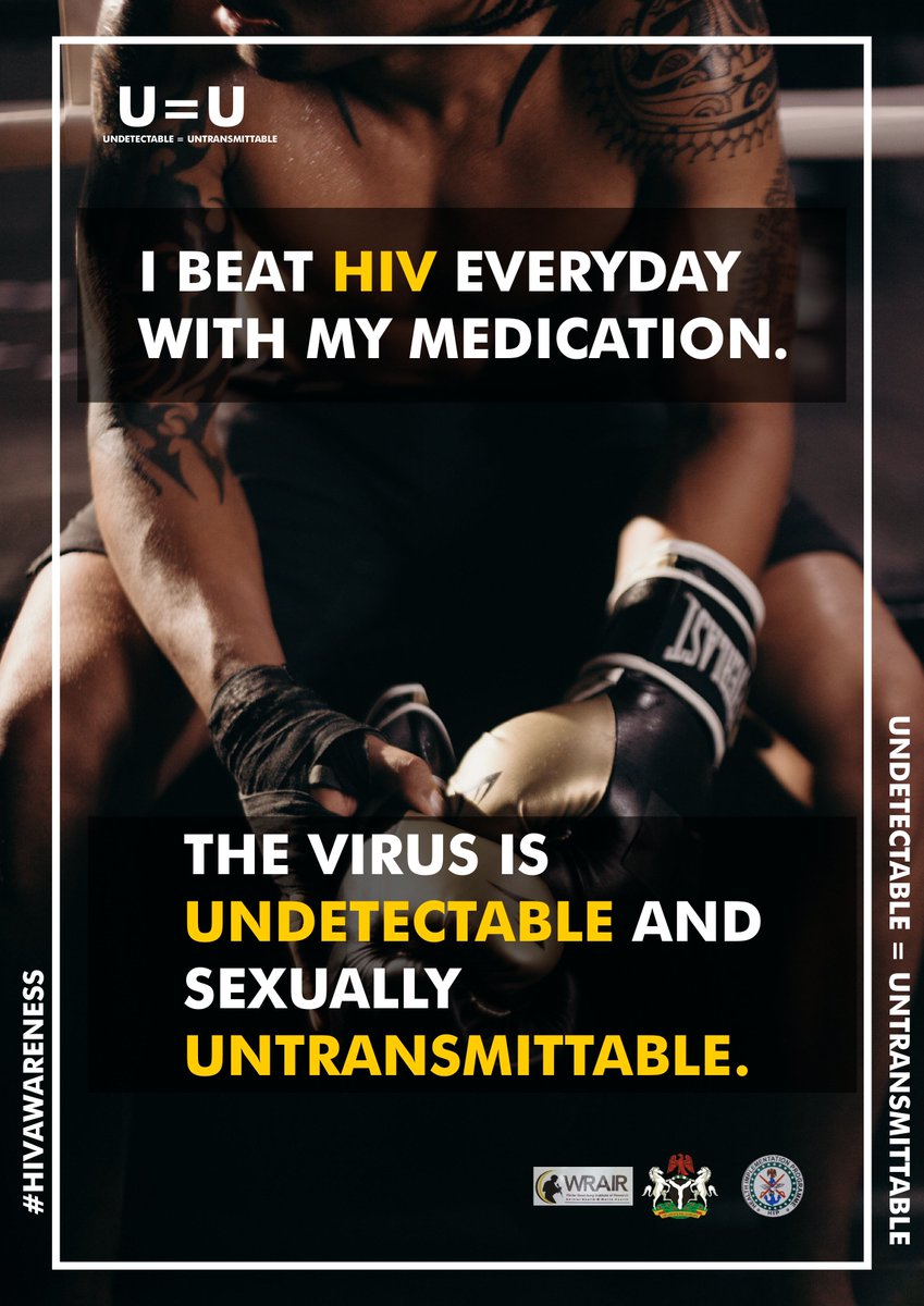 We don't wish for a healthy life but we work daily for it.

To be on daily #ARV, we consistently keep #HIV:
√#undetectable,
√remain sexually #untransmittable,
√have same healthy life expectancy,
√maintain #zerorisk.

A new year is a renewed determination to beat HIV daily.