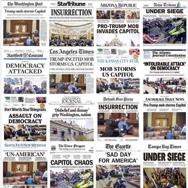 daveryder's tweet image. For New Year's I resolve to never let anyone forget Trump tried to OVERTHROW THE FUCKING GOVERNMENT