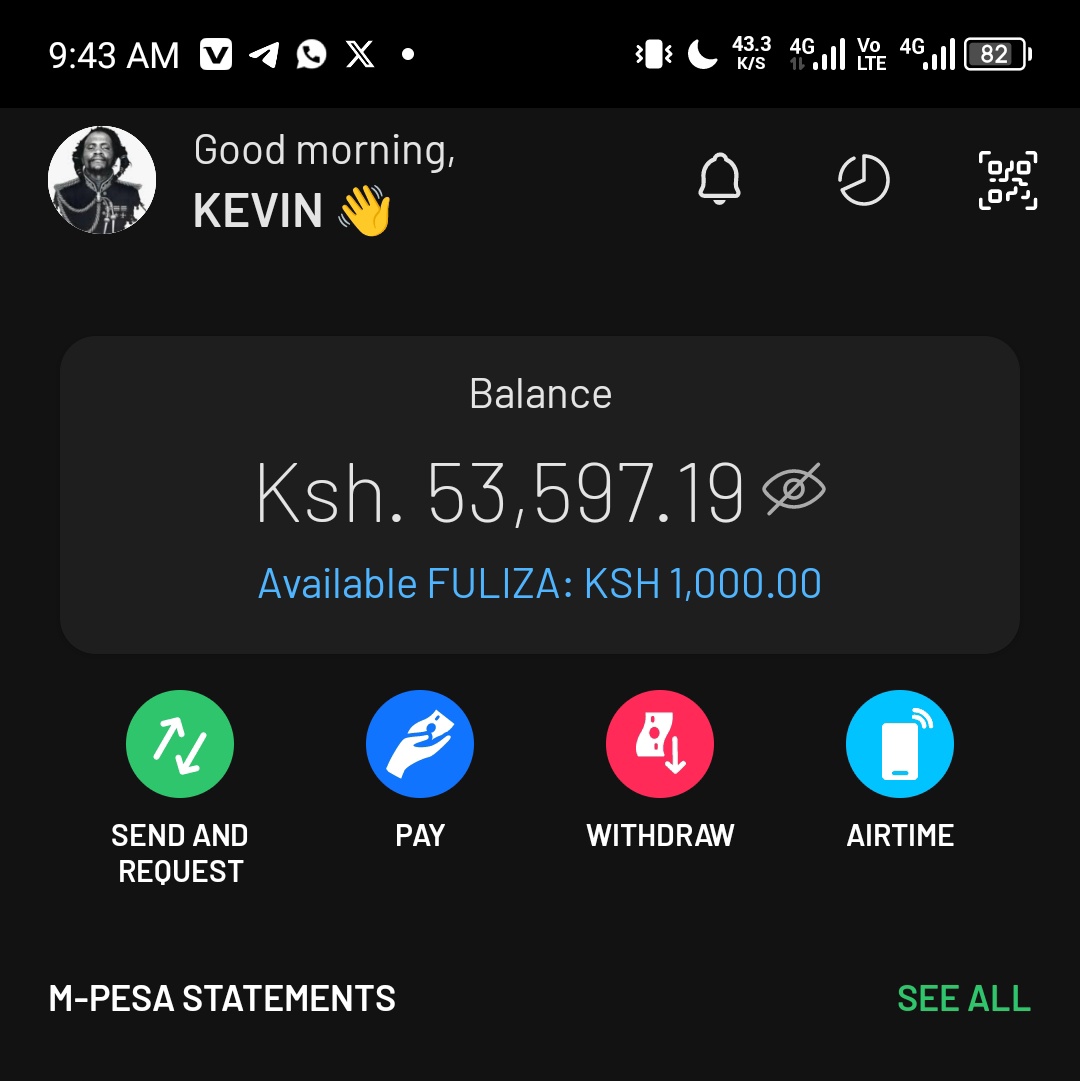 Official 20,000 Kes Giveaway.
   2500 KES TO 8 PEOPLE

Target followers on Twitter and telegram platforms respectively👌🔝 
25,000 Followers (X) 
25,000 Telegram subs.

Telegram channel link
t.me/+0oDm8VsvPshjY…
  - Make sure you follow me
  - Make you join my channel
  -