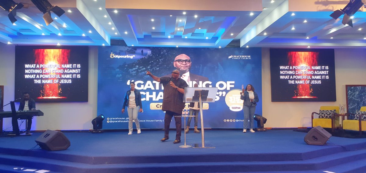 gracehousetwit's tweet photo. "In this year 2024, you will experience our God as ‘The One Who Is More Than Enough’ in Jesus name.”@chuksOzabor #CrossOverService #TheOutpouring #Prayer&Fasting #SolutionNights #iMagine2024 #RevivalNOW https://t.co/2F7FD3rxPJ