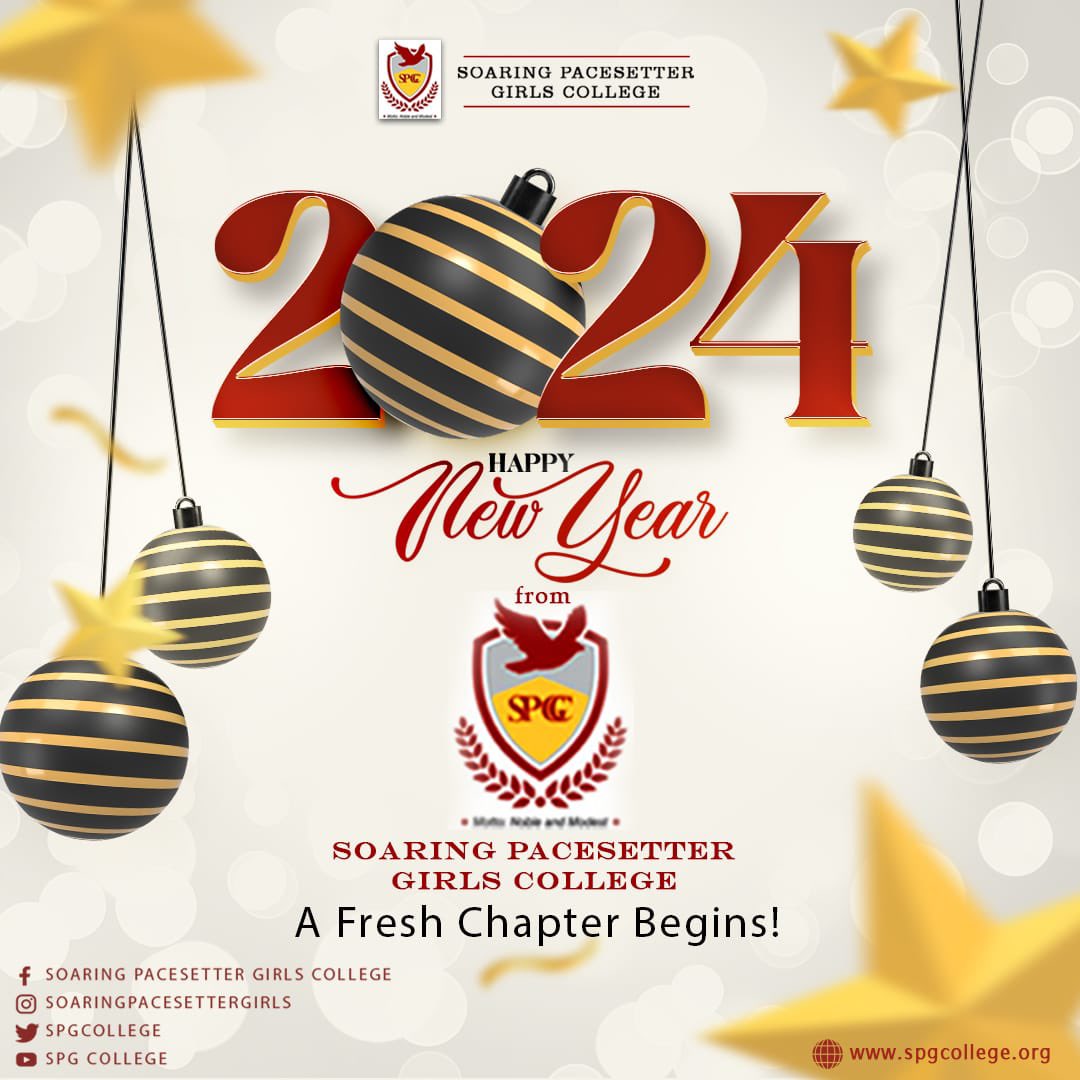 Happy New Year from SPG College! 🎉 May this year bring you joy, success, and unforgettable moments. Here's to new beginnings and continued achievements. Cheers to 2024! 🥂 #SPGCollege #HappyNewYear