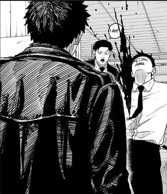 ⠀
Without another word, deep crimson already splashing over their shoulder. Their warning ignored, taking his own steps to ensure his word. Blade cleaning slicing through unknown assailant

Sword placed back into sheathe, crimson hues glued.

"It 𝙬𝙖𝙨𝙣'𝙩."
⠀