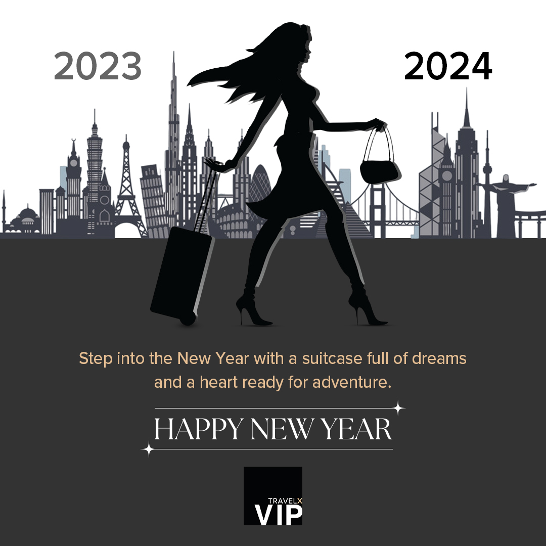 Travelvip_ai's tweet photo. Wishing you a year of unparalleled travels, where every journey with TravelX VIP becomes a cherished memory. Happy New Year!
#newyearwanderlust #travelxadventure #newyearluxury #TravelXVIP #newyearescapes #HappyNewYear2024 https://t.co/vbASENoZQA