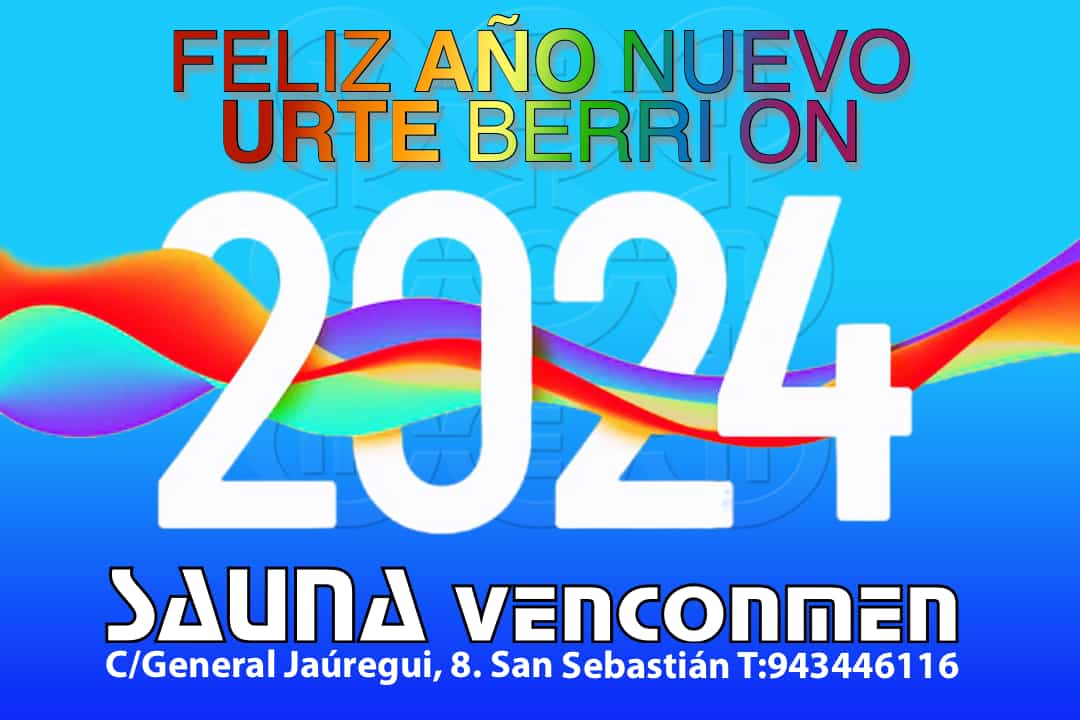 venconmen's tweet photo. ¡Feliz Año Nuevo!
Eguberri on eta urte berri!
https://t.co/R4av4cw4rc
venconmen@icloud.com
T:(+34) 943.44.61.16
#gaysauna #beargay #Gaybears #gayguipuzcoa #donosti #euskalgay #paysbasque #iparralde #soduest #navarra #VenConMen https://t.co/IvTRwC47A7