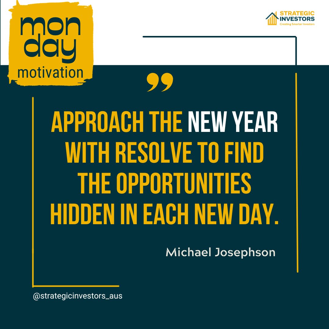 StratInvestAus's tweet photo. Time to bid farewell to the old year and welcome 2024 with a blast! 🎉🍾
#newyear #NYresolution #MotivationMonday #investmentproperty #realestate #investment #realtor #realestateagent #realestateinvesting #property #realestateinvestor #investor #investing #propertyinvestment https://t.co/y4gL0ieu67