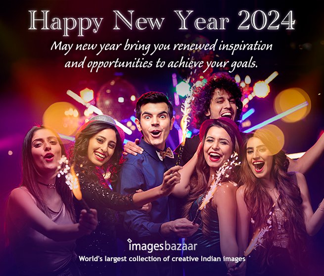 Imagesbazaarcom's tweet photo. Happy New Year! May this year bring you joy, success, and lots of memorable moments. Wishing you all the best for 2024! https://t.co/fLkPTUGZLW