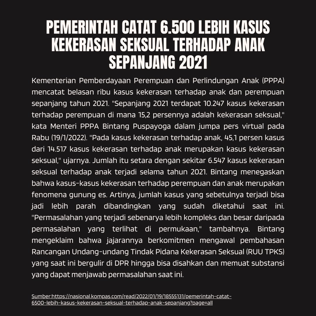 hustnyam's tweet photo. Mencegah pelecehan seks memerlukan perubahan budaya dan norma yang mendukung perlindungan terhadap hak setiap individu. Upaya bersama dari semua lapisan masyarakat dapat membantu menciptakan lingkungan yang lebih aman dan menghargai satu sama lain.
#stoppelecehanseksual https://t.co/OxtXKts5ca