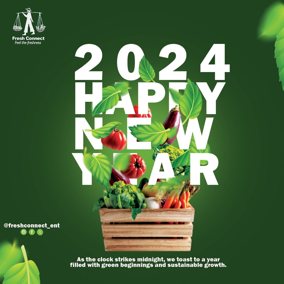 FreshConnectEnt's tweet photo. As the calendar turns, may your days be filled with health, happiness, and the goodness of exciting possibilities. 

Cheers to a year ahead bursting with flavor and vitality! 🍍🌿

 #FreshBeginnings #HappyNewYear #GoodnessAhead https://t.co/UUmpggEfFo