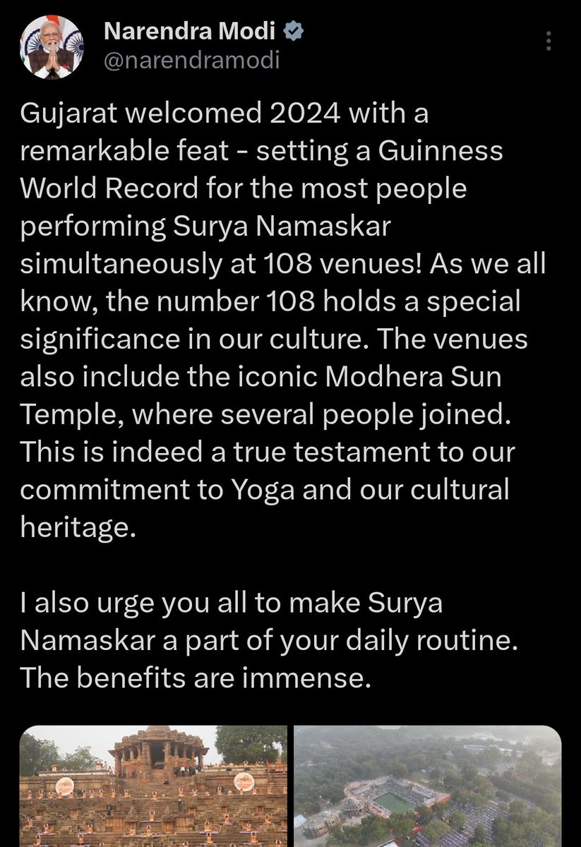 _SamiullahKhan's tweet photo. No Mr. Prime Minister!  We will never do "Surya Namaskar"
As the Prime Minister of a country with a diverse religious population, you should not make such an religious appeal in general, the Holy Quran clearly forbids us to do "Surya Namaskar"

"day and the night, the sun and the moon are signs of the creature, Do not prostrate to the sun or the moon, but prostrate to Allah, Who created them ˹all˺," Quran Surah Fussilat: [37]