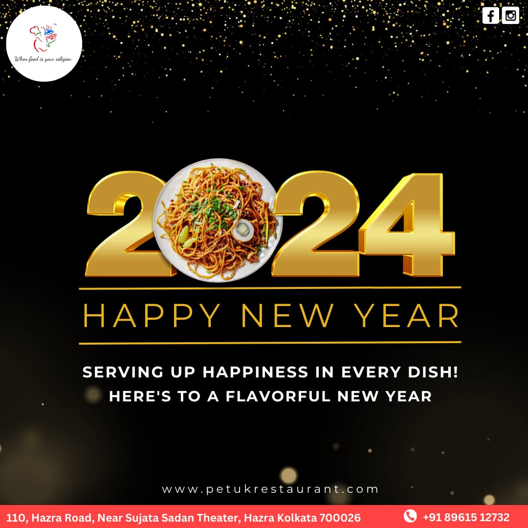 PetukRestaurant's tweet photo. Celebrating the New Year with delicious food is a wonderful idea! Whether it's a feast with family and friends or trying out new recipes, food brings joy to the occasion.

#HappyNewYear2024 https://t.co/NpbkTuZXec