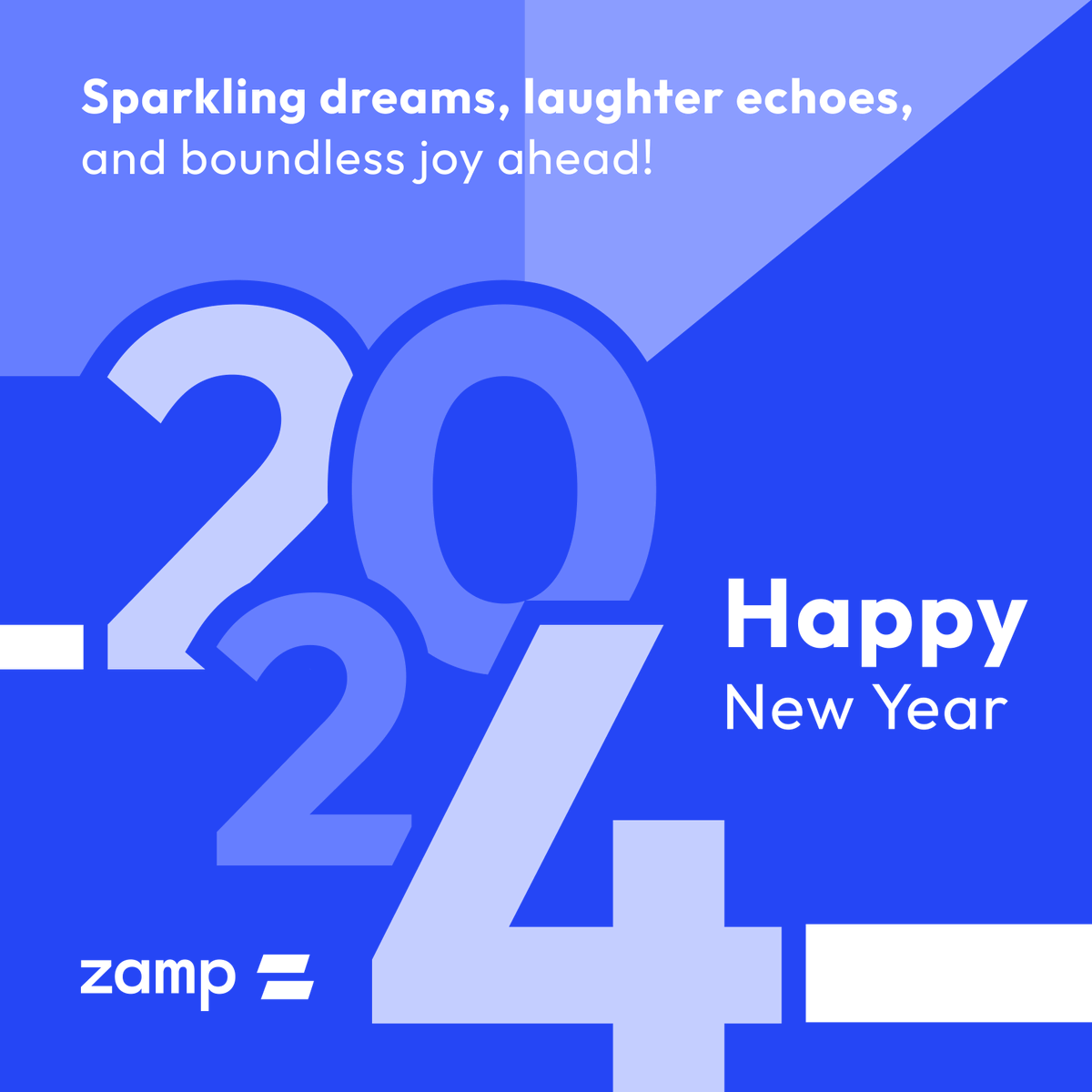 zamp_ai's tweet image. 🎉Pop the confetti, it's time to ride into the new year! Wishing everyone a year filled with joy, growth and endless possibilities! Happy New Year 🌟🚀