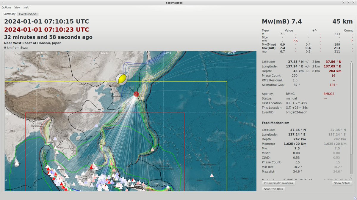 daryono_eq_talk's tweet photo. BMKG mendeteksi kejadian gempa Mw7.4 di Timurlaut Anamizu, Jepang. https://t.co/do4OXyiyvq